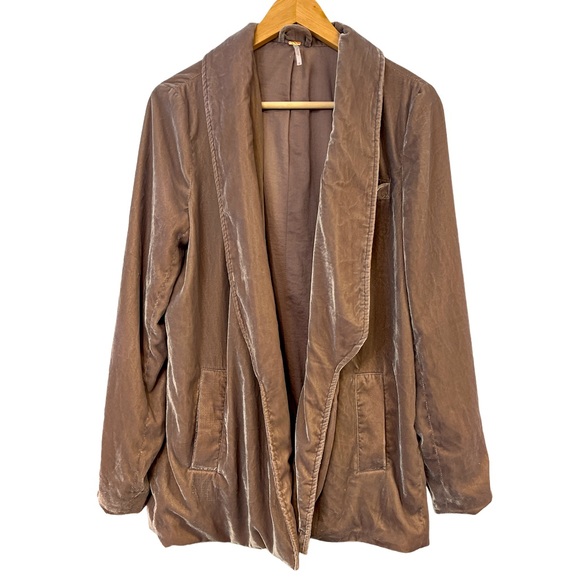 Free People Yesterday’s Muse Velvet Jacket - size small - Picture 3 of 11
